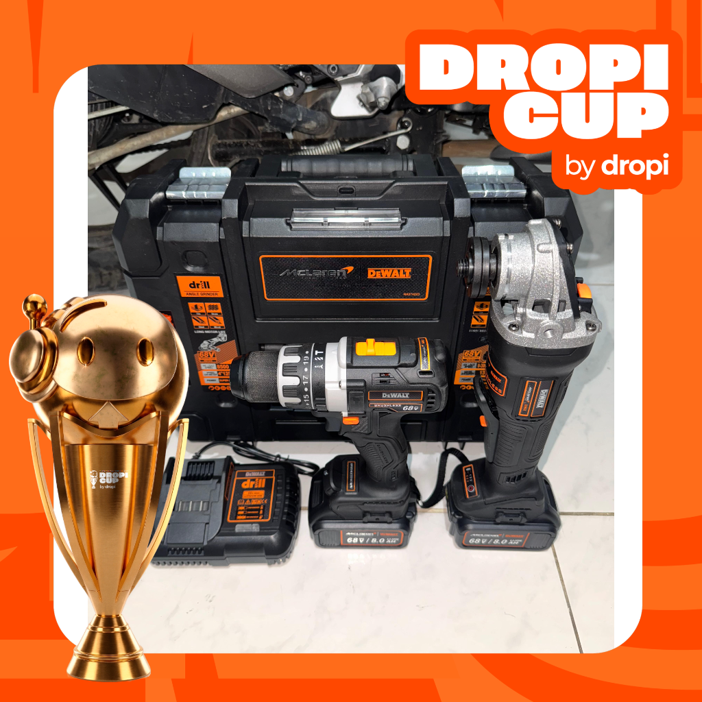 inalambrico brusshles combo DROPI CUP